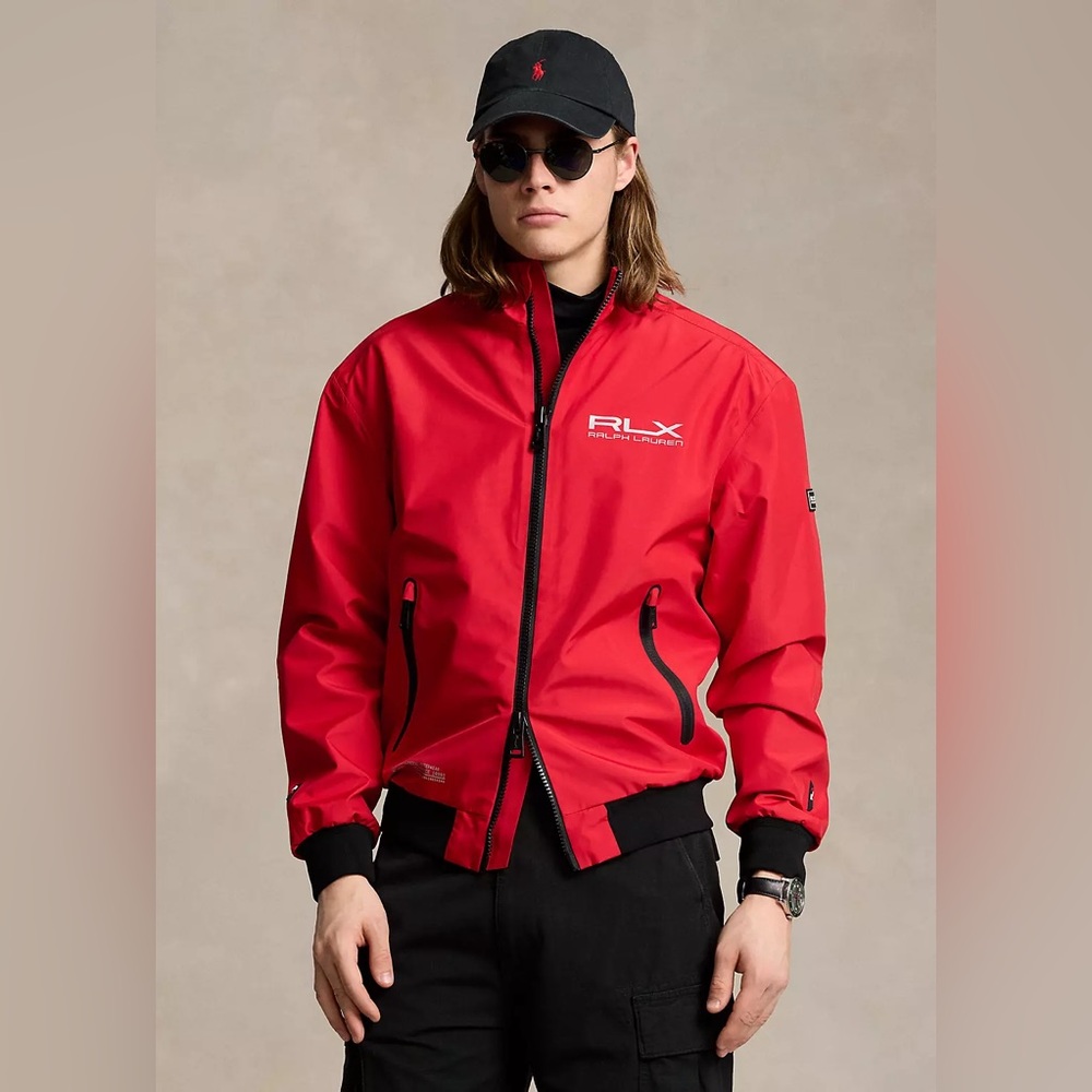 RLX Ralph Lauren Bold Red Performance Jacket - Picture 1 of 10